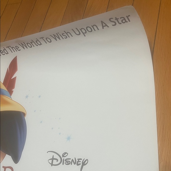 Pinocchio movie poster 22 x 28 Disney animation 2016 - Picture 5 of 15